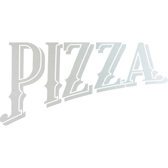 Vinilo Adhesivo Decorativo esmerilado - Pizza
