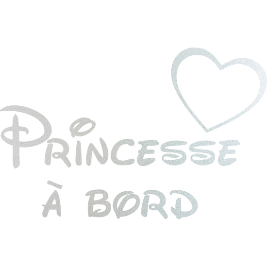 Vinilo Adhesivo Decorativo esmerilado - Princesa a bordo