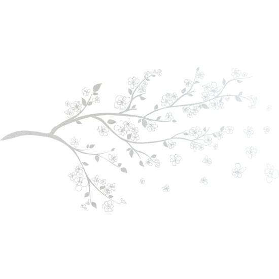 Vinilo Adhesivo Decorativo esmerilado - Rama Sakura