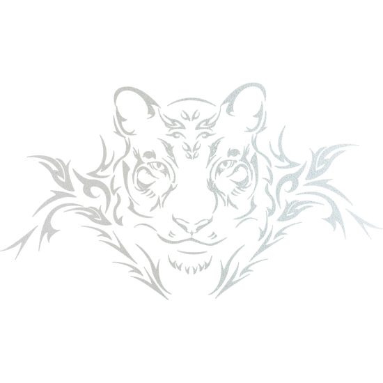 Vinilo Adhesivo Decorativo esmerilado - Tigre