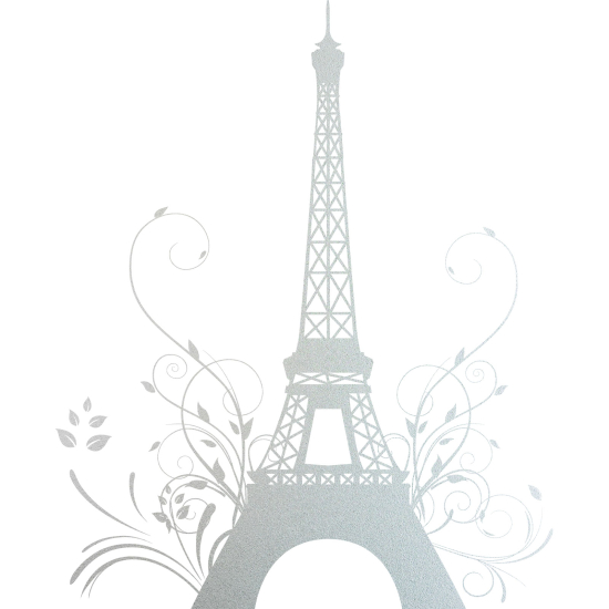 Vinilo Adhesivo Decorativo esmerilado - Torre Eiffel