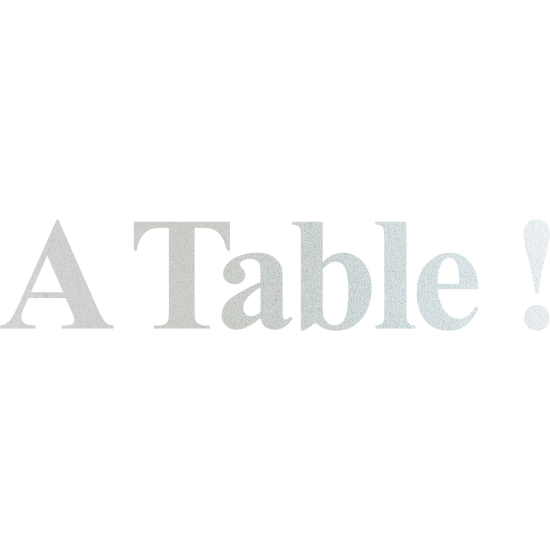 Vinilo Adhesivo Decorativo esmerilado - Una Mesa