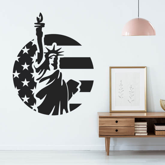 Vinilo Adhesivo Decorativo - Estatua de la Libertad