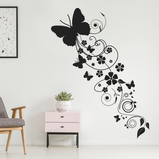 Vinilo Adhesivo Decorativo - Estela Mariposas