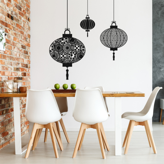 Vinilo Adhesivo Decorativo - Farolillos chinos