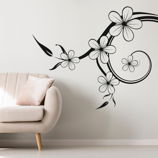 Vinilo Adhesivo Decorativo - Flores
