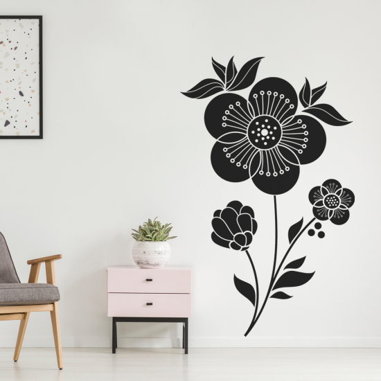 Vinilo Adhesivo Decorativo - Flores