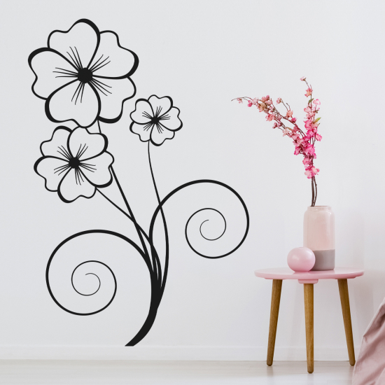 Vinilo Adhesivo Decorativo - Flores
