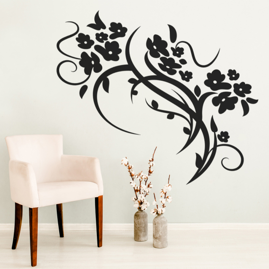 Vinilo Adhesivo Decorativo - Flores