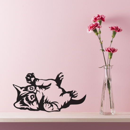 Vinilo Adhesivo Decorativo - Gatito