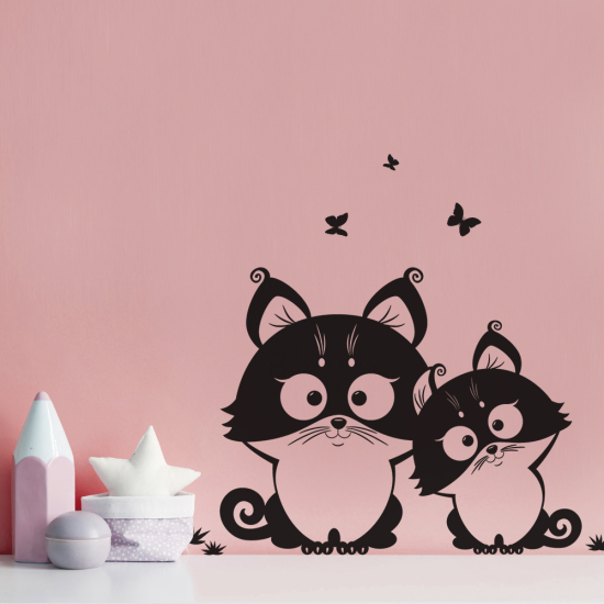 Vinilo Adhesivo Decorativo - Gatos