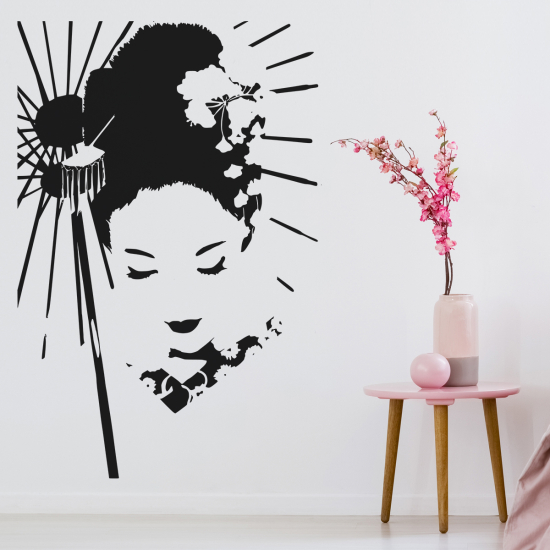 Vinilo Adhesivo Decorativo - Geisha