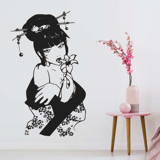 Vinilo Adhesivo Decorativo - Geisha