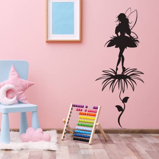Vinilo Adhesivo Decorativo - Hada Flor