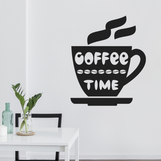 Vinilo Adhesivo Decorativo - Hora del Café