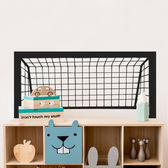 Vinilo Adhesivo Decorativo - Jaula de fútbol
