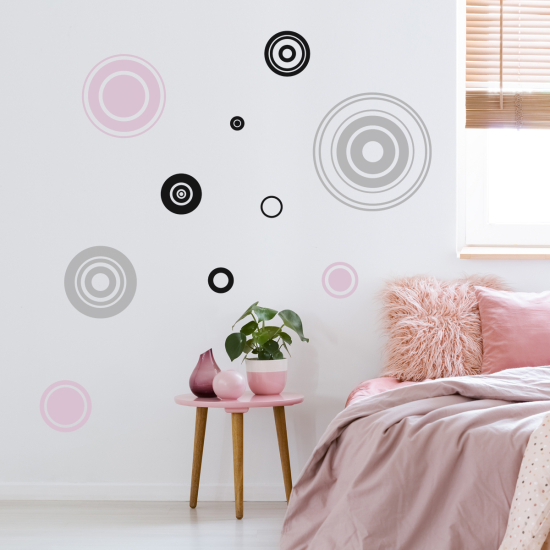 Vinilo Adhesivo Decorativo - Kit 10 Círculos