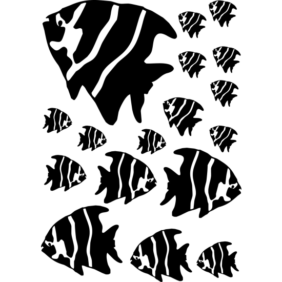 Vinilo Adhesivo Decorativo - Kit 17 Peces