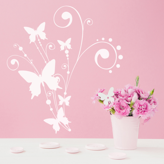 Vinilo Adhesivo Decorativo - Mariposas