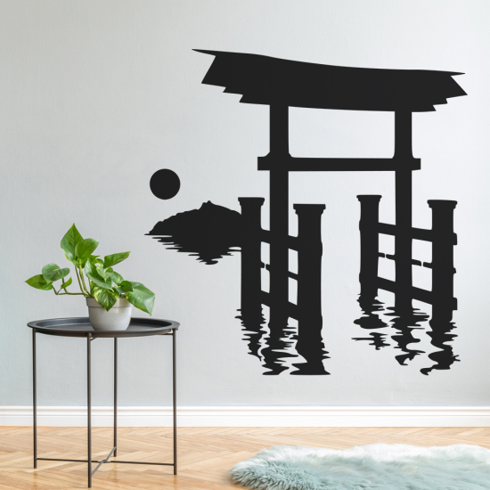 Vinilo Adhesivo Decorativo - Motivo japonés