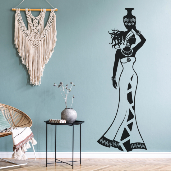 Vinilo Adhesivo Decorativo - Mujer africana