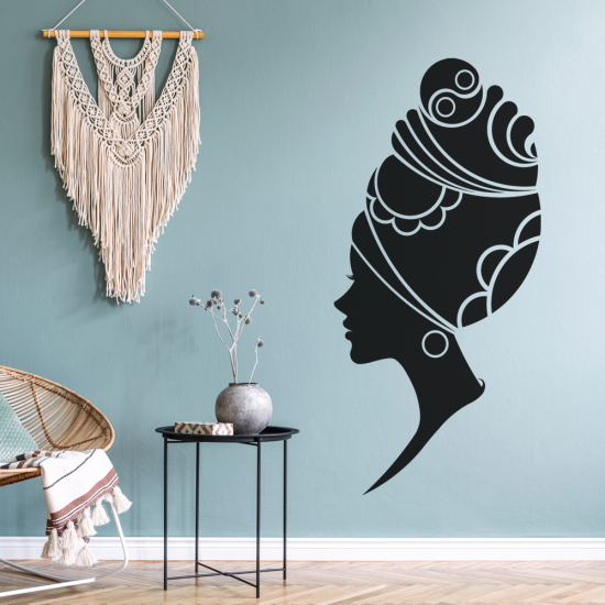 Vinilo Adhesivo Decorativo - Mujer africana
