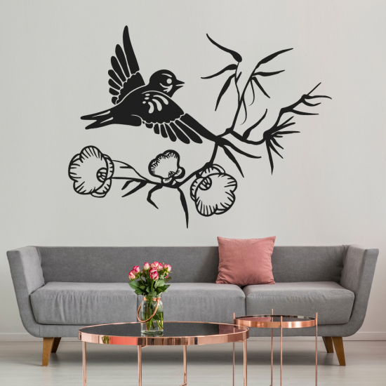 Vinilo Adhesivo Decorativo - Pájaro