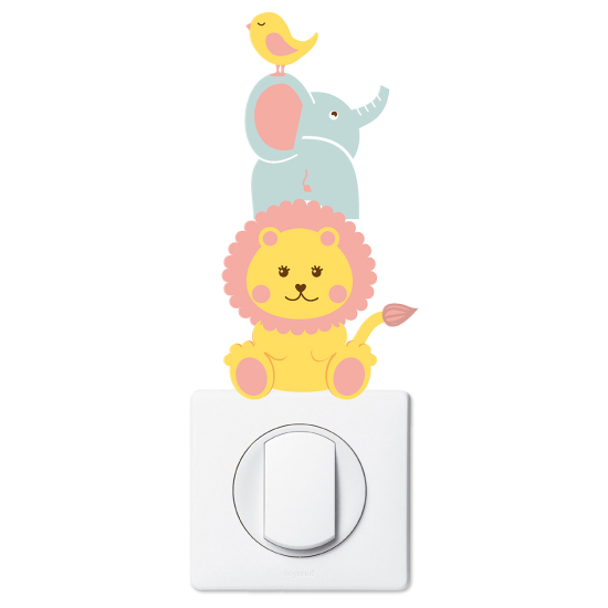 Vinilo Adhesivo Decorativo para interruptores - Animales