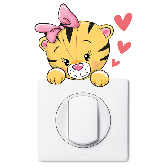 Vinilo Adhesivo Decorativo para interruptores - Gato