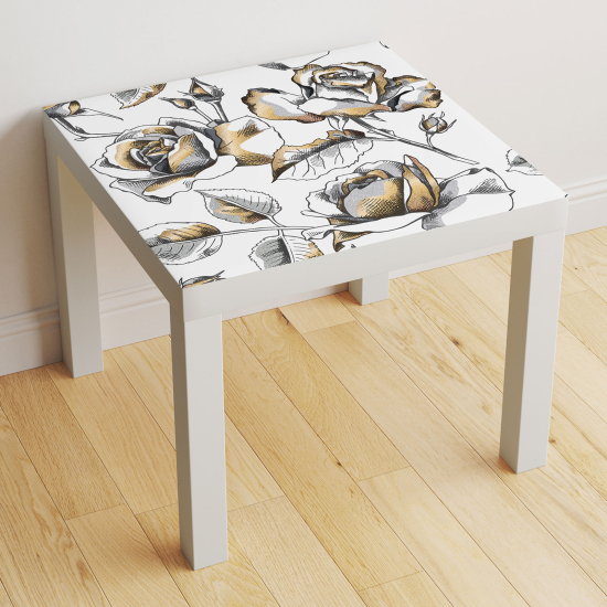 Vinilo Adhesivo Decorativo para Mesa - Flores