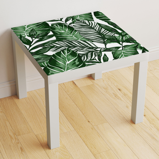 Vinilo Adhesivo Decorativo para Mesa - Hojas Tropicales