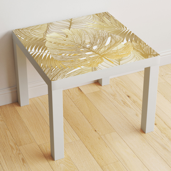 Vinilo Adhesivo Decorativo para Mesa - Hojas Tropicales