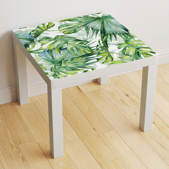 Vinilo Adhesivo Decorativo para Mesa - Hojas Tropicales