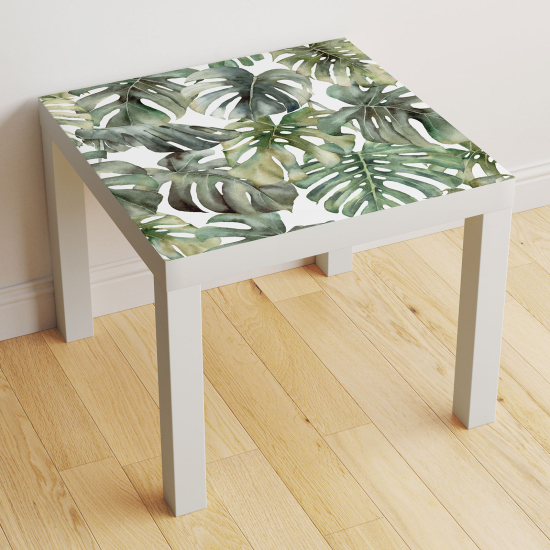 Vinilo Adhesivo Decorativo para Mesa - Hojas Tropicales
