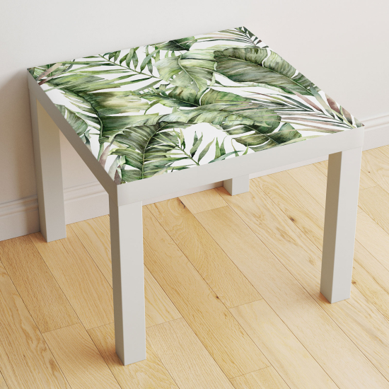 Vinilo Adhesivo Decorativo para Mesa - Hojas Tropicales