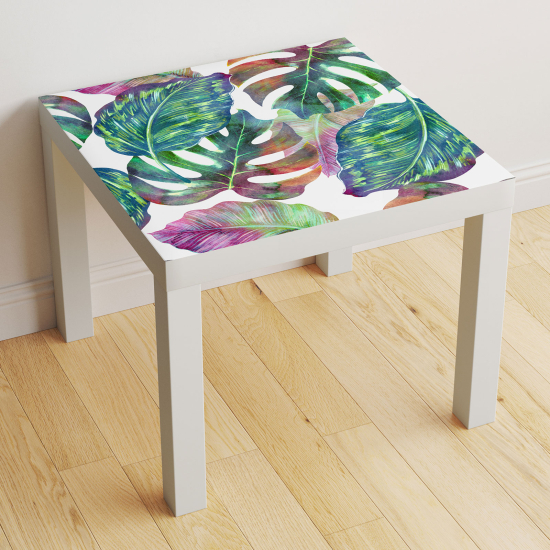 Vinilo Adhesivo Decorativo para Mesa - Hojas Tropicales