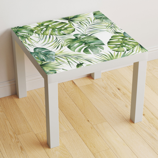 Vinilo Adhesivo Decorativo para Mesa - Hojas Tropicales