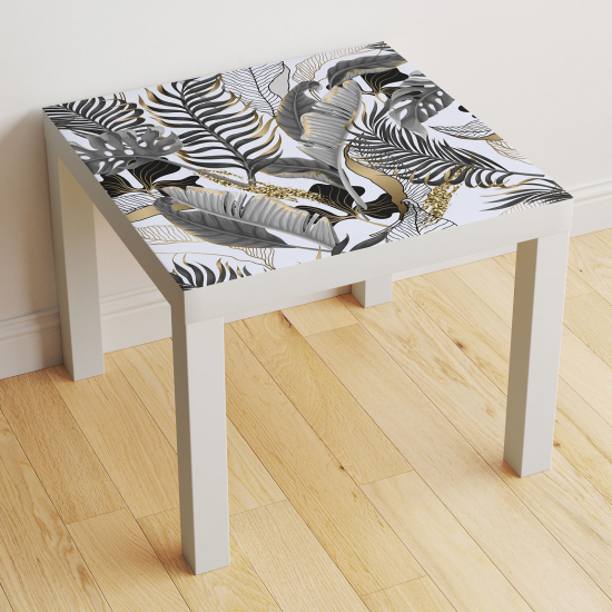 Vinilo Adhesivo Decorativo para Mesa - Hojas Tropicales