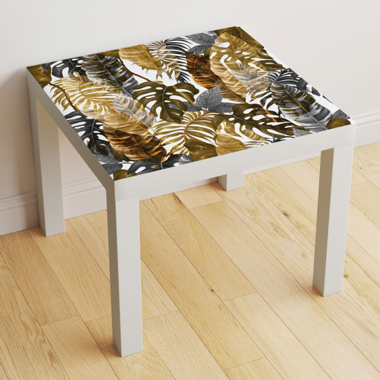 Vinilo Adhesivo Decorativo para Mesa - Hojas Tropicales