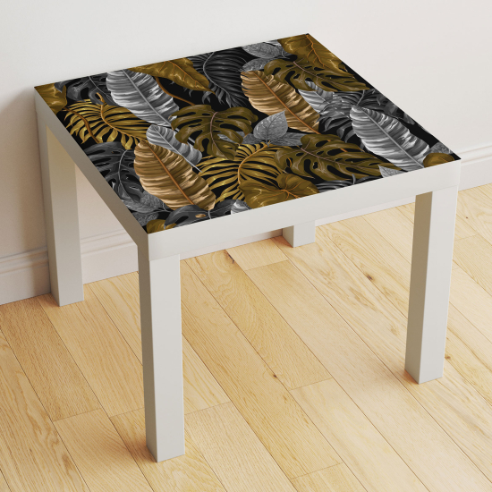 Vinilo Adhesivo Decorativo para Mesa - Hojas Tropicales