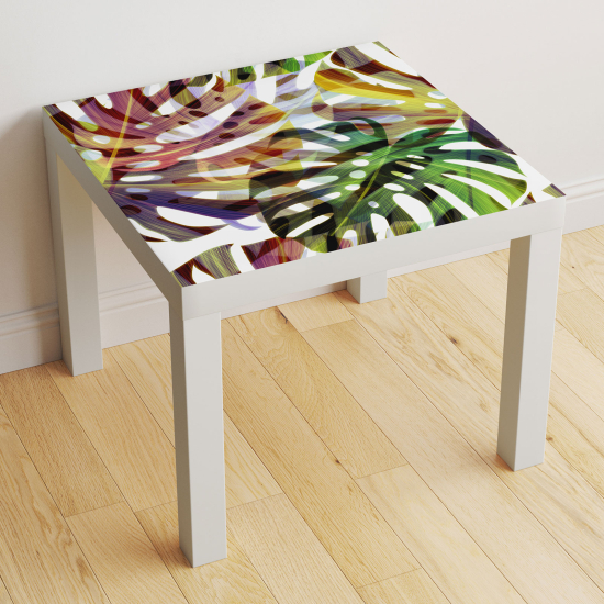 Vinilo Adhesivo Decorativo para Mesa - Hojas Tropicales