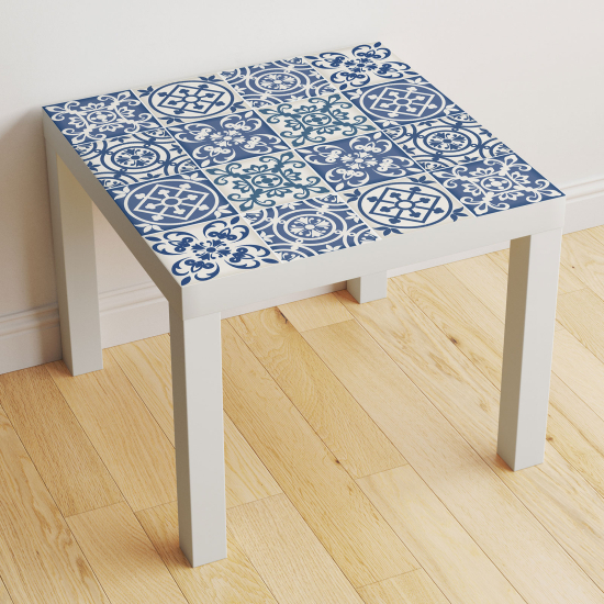 Vinilo Adhesivo Decorativo para Mesa - Motivo Azulejos de cemento