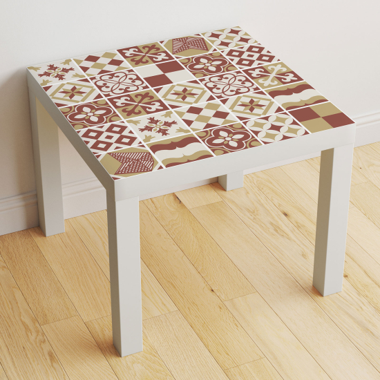 Vinilo Adhesivo Decorativo para Mesa - Motivo Azulejos de cemento