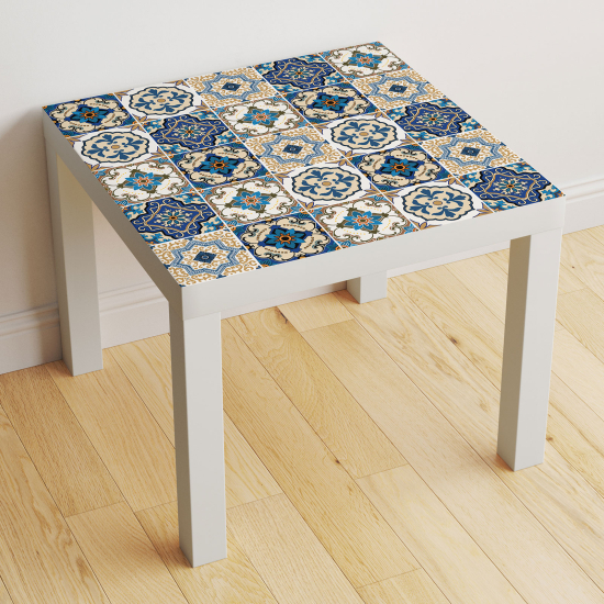 Vinilo Adhesivo Decorativo para Mesa - Motivo Azulejos de cemento