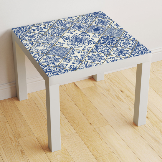 Vinilo Adhesivo Decorativo para Mesa - Motivo Azulejos de cemento