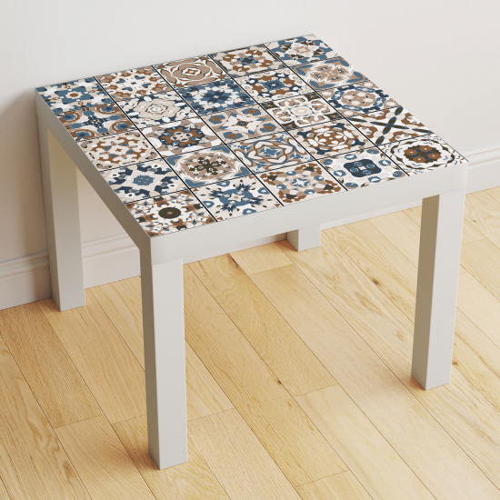 Vinilo Adhesivo Decorativo para Mesa - Motivo Azulejos de cemento