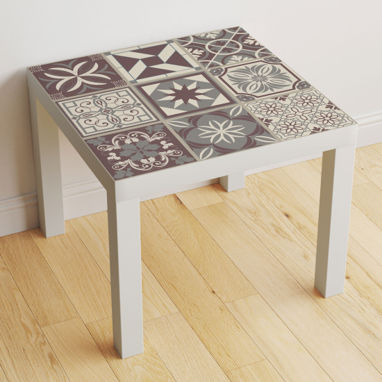 Vinilo Adhesivo Decorativo para Mesa - Motivo Azulejos de cemento