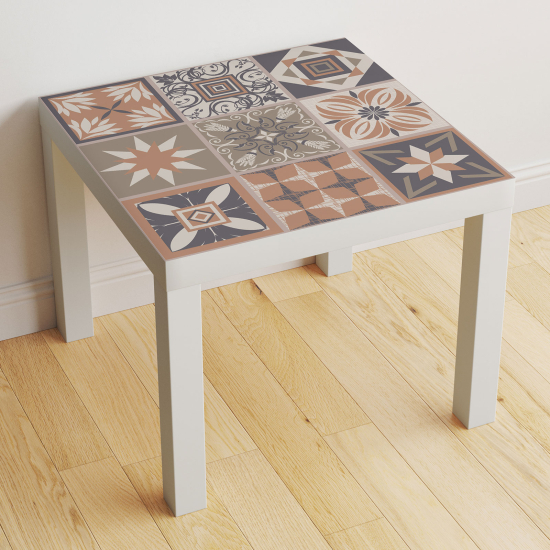 Vinilo Adhesivo Decorativo para Mesa - Motivo Azulejos de cemento