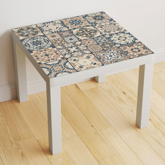 Vinilo Adhesivo Decorativo para Mesa - Motivo Azulejos de cemento