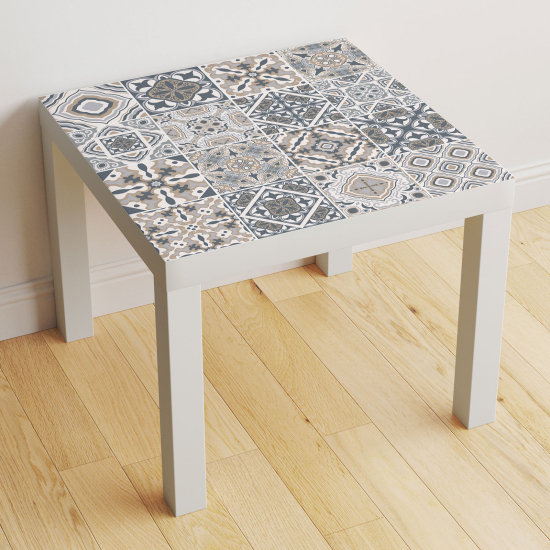 Vinilo Adhesivo Decorativo para Mesa - Motivo Azulejos de cemento